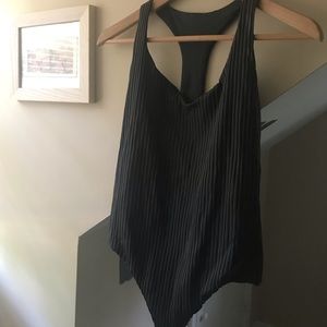 Boys and Arrows one piece Grey Blue bathing suit